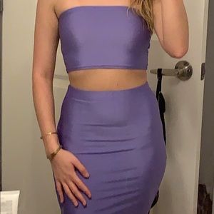 Lilac crop top